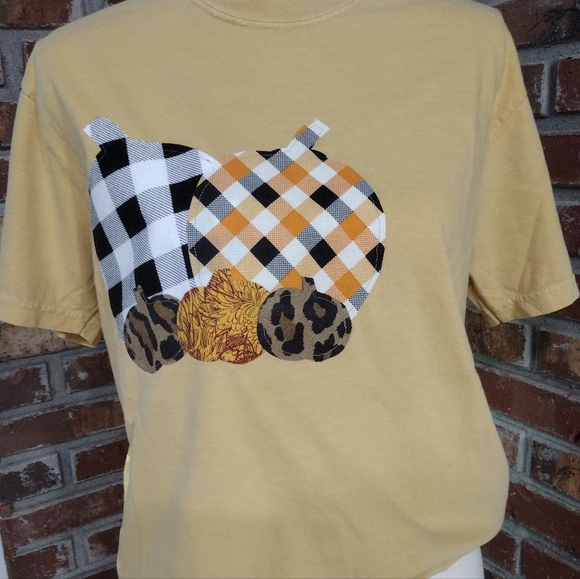 Women's Comfort colors fall Thanksgiving pumpkin shirt CHOOSE WHICH COLOR - Picture 7 of 8